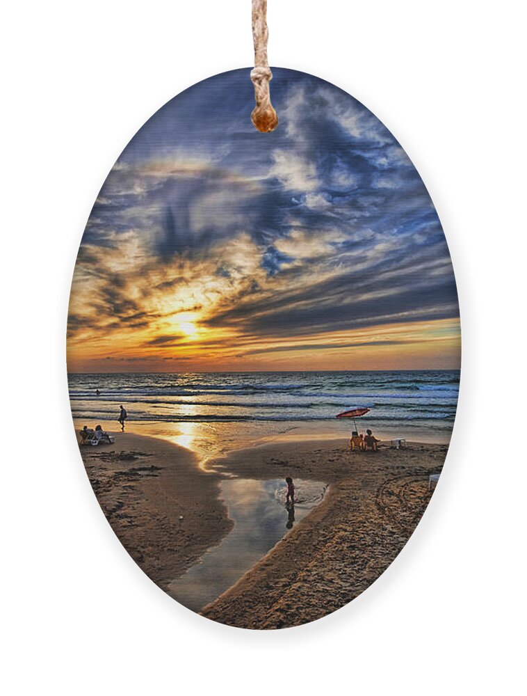 Israel Ornament featuring the photograph Israel Sweet Child in Time by Ron Shoshani