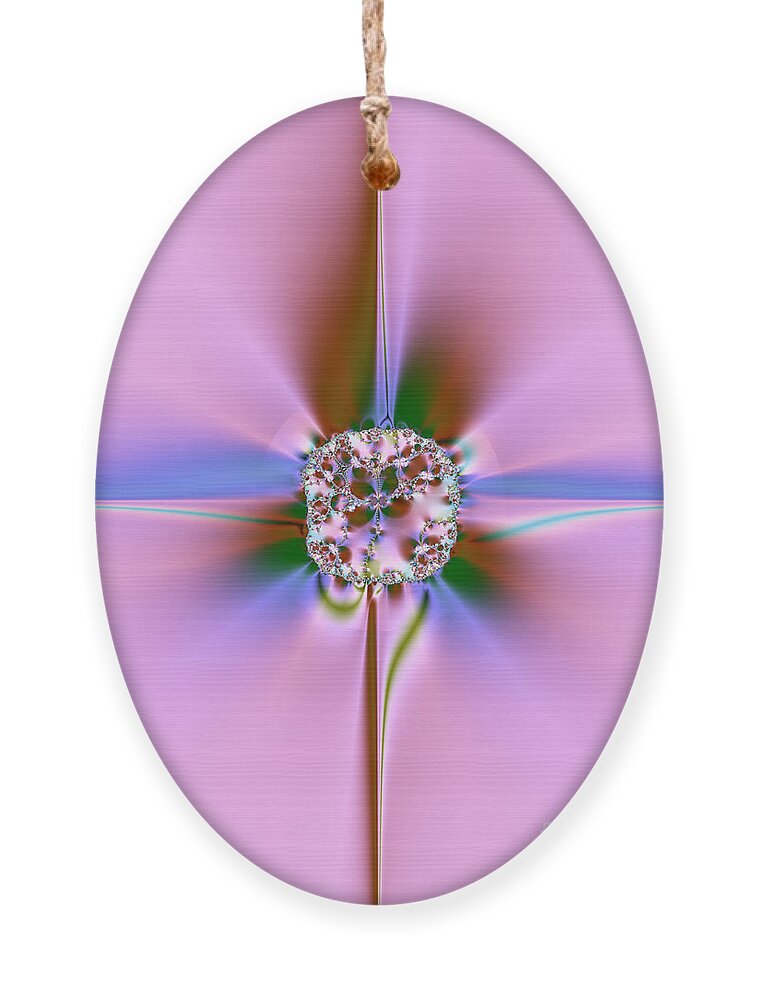 Abstract Ornament featuring the digital art Jewel by Yvonne Johnstone