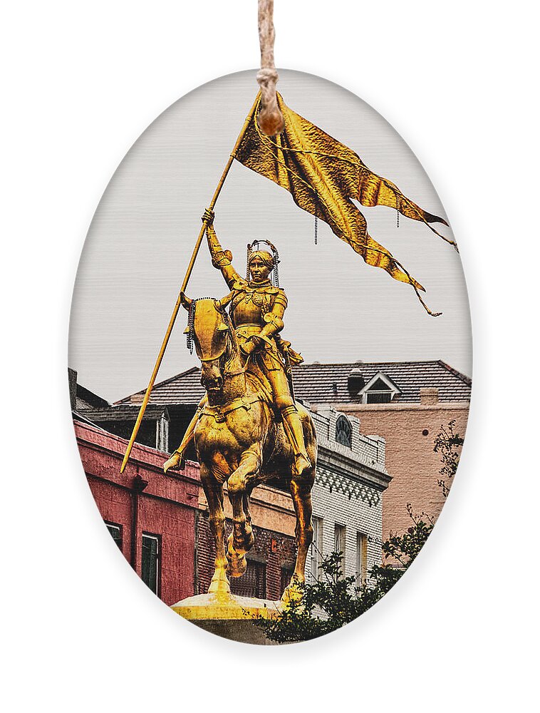 Joan Of Arc Ornament featuring the photograph Joan Of Arc by Christopher Holmes