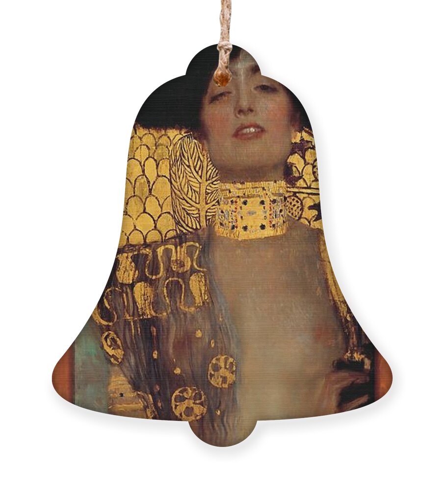 Gustav Klimt Ornament featuring the painting Judith And The Head Of Holofernes by Gustav Klimt