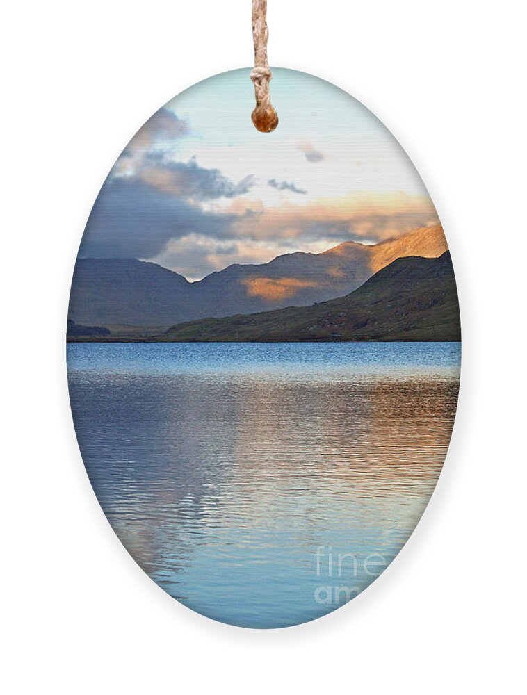 Fine Art Photography Ornament featuring the photograph On the Banks of Kylemore Lake by Patricia Griffin Brett
