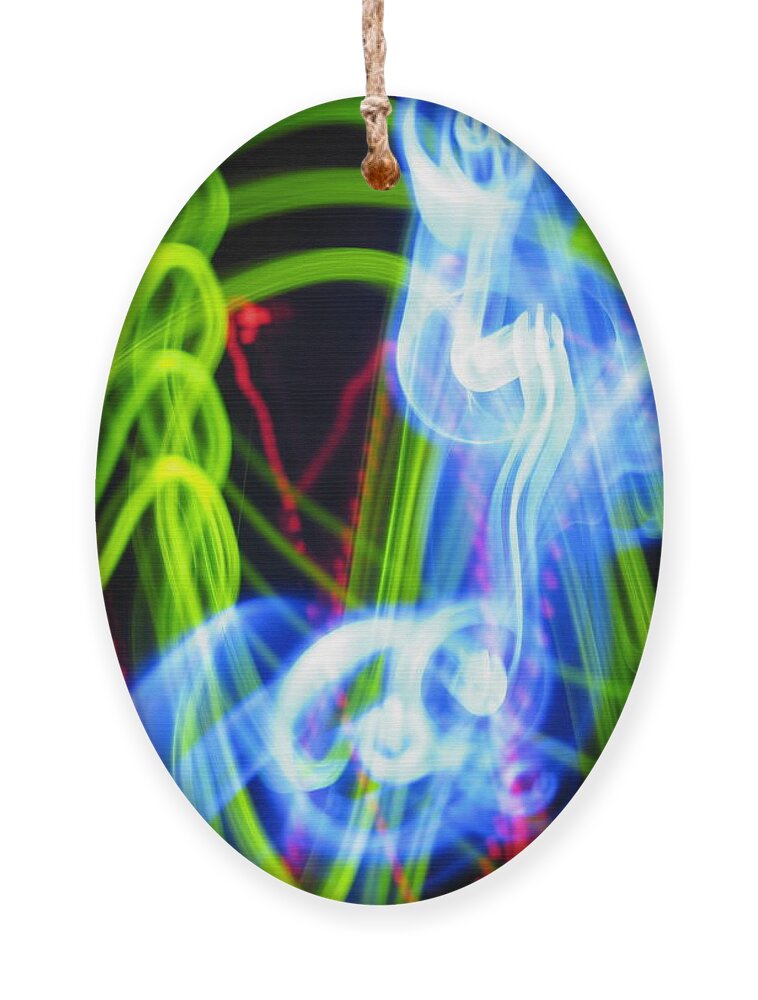 Lights Ornament featuring the photograph L E D Painting 0252 by James B Toy