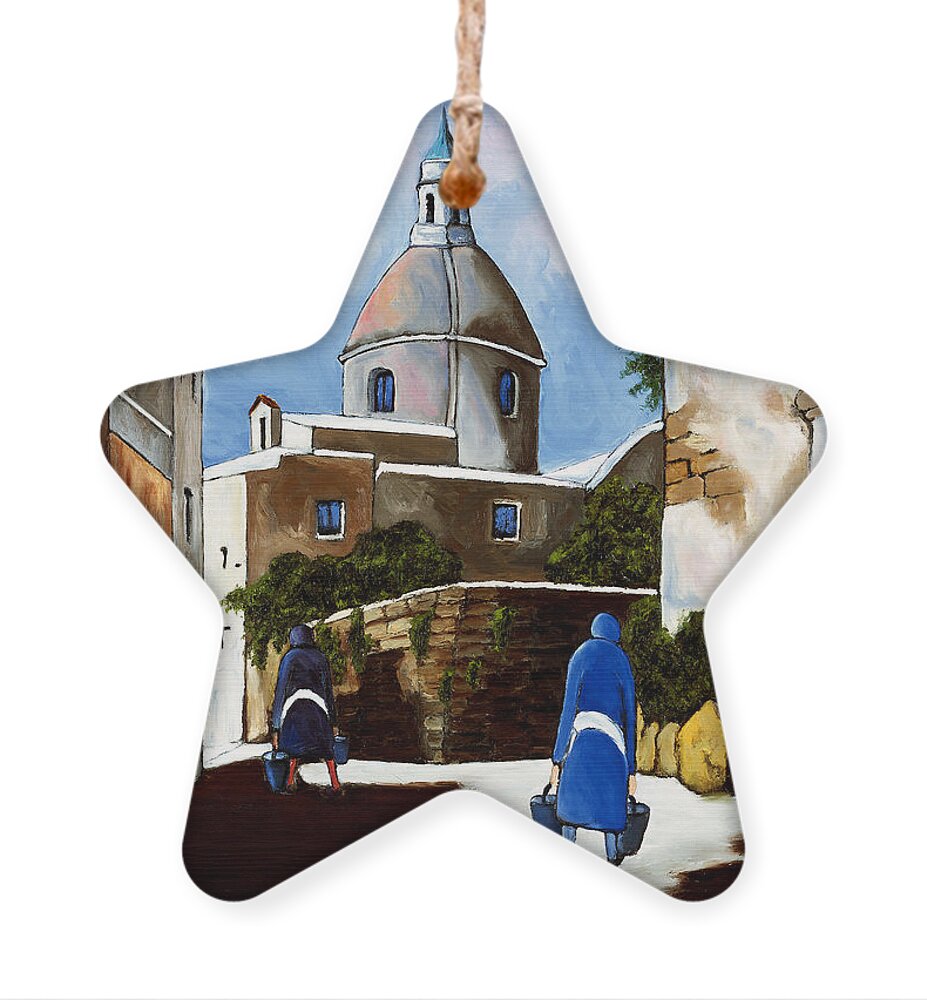 Church Dome Ornament featuring the painting Le Dome by William Cain