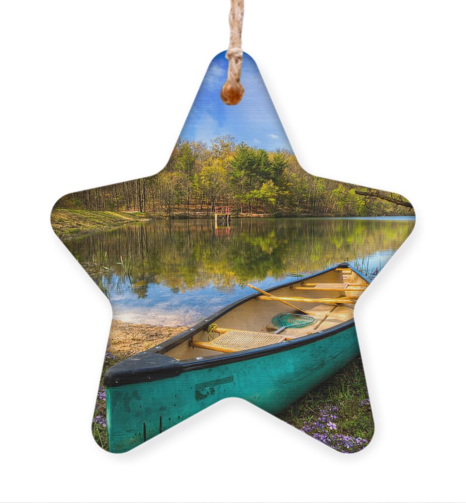Appalachia Ornament featuring the photograph Little Bit of Heaven by Debra and Dave Vanderlaan