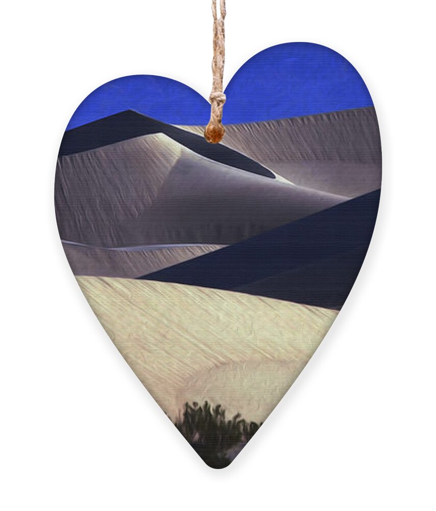 Death Valley Ornament featuring the photograph M E S Q U I T E D by Joe Schofield