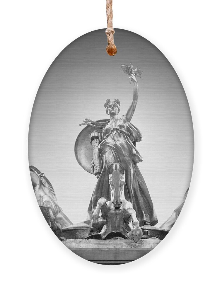 Central Park Ornament featuring the photograph Maine Monument by Mike McGlothlen