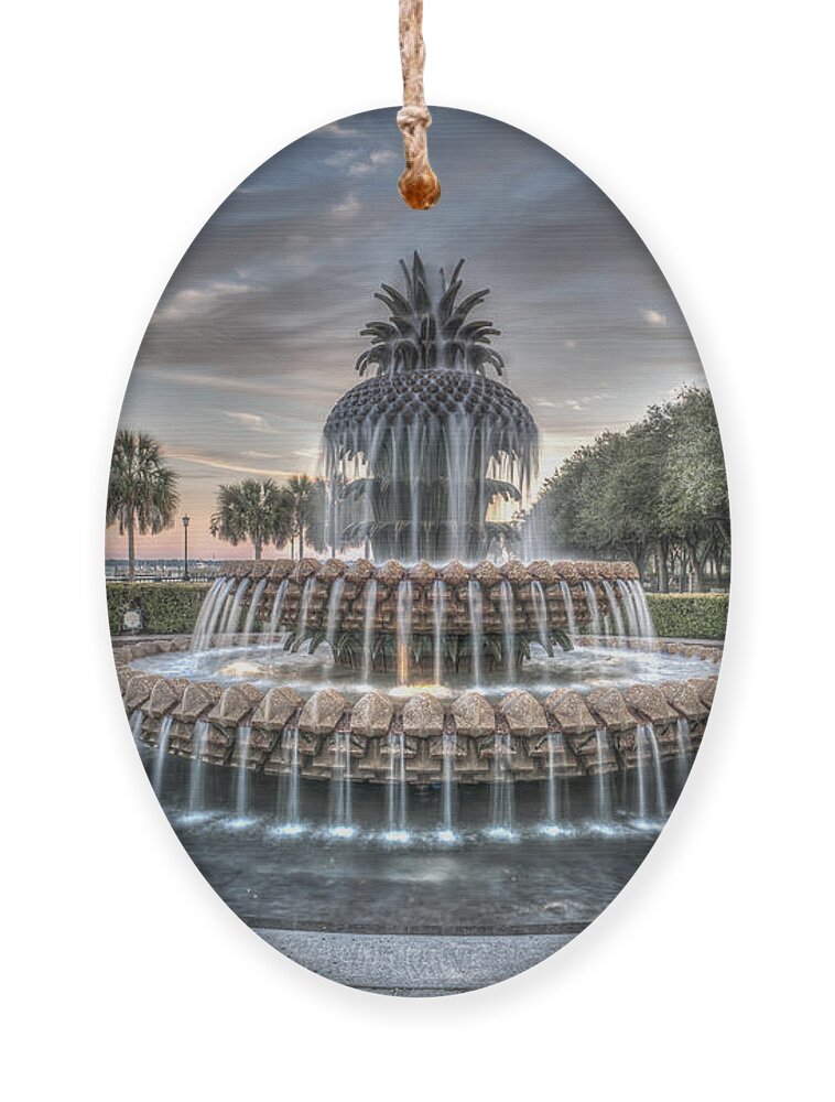 Pineapple Fountain Ornament featuring the photograph Make A Wish by Dale Powell