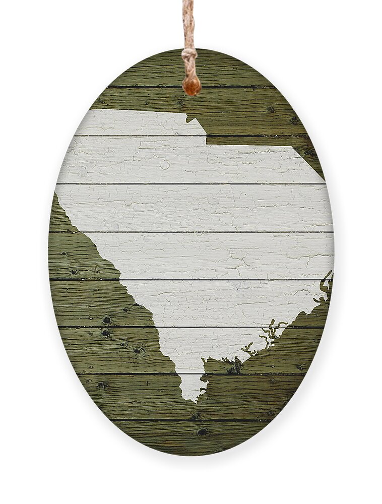 Map of Georgia State Outline White Distressed Paint on Reclaimed Wood Planks  Mixed Media by Design Turnpike - Fine Art America