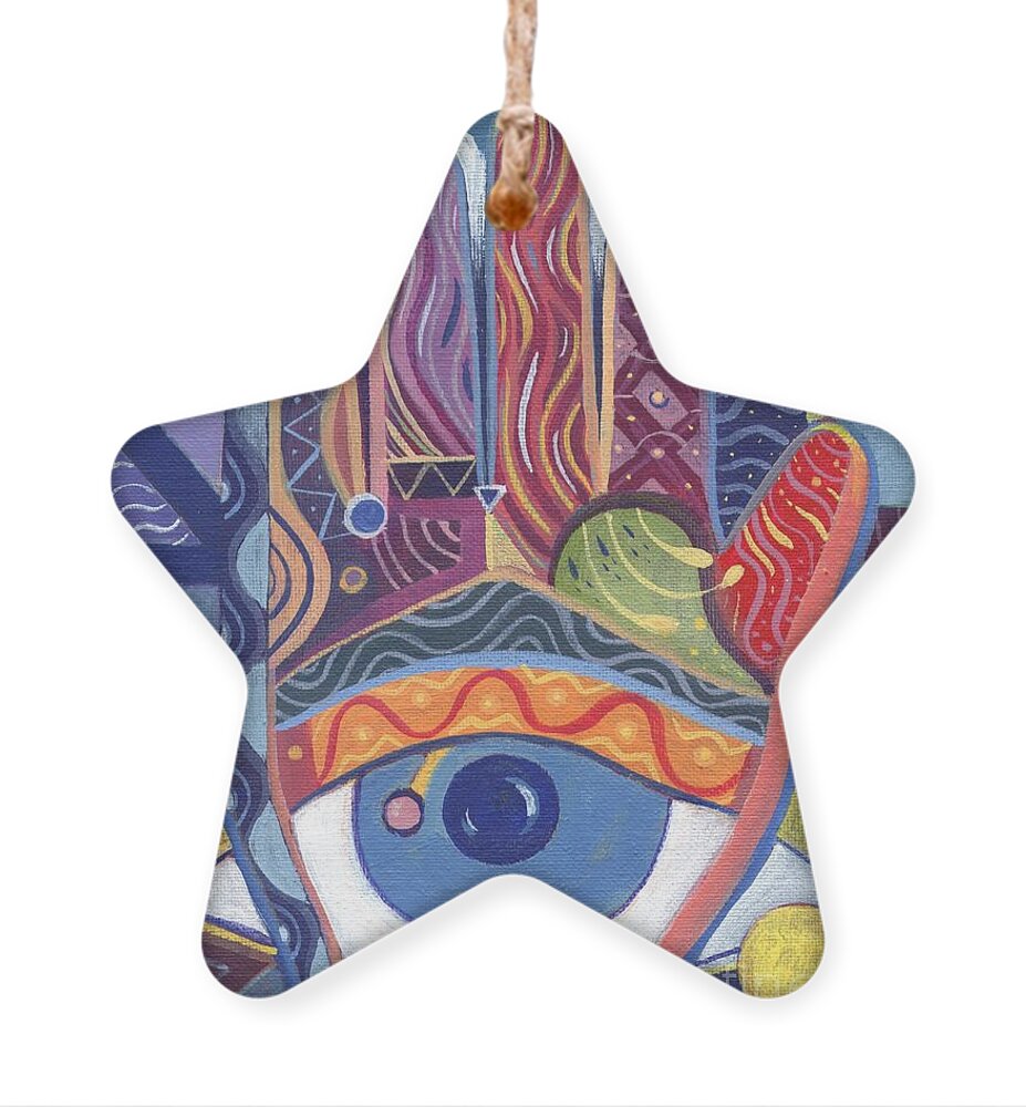 Visions Ornament featuring the painting May You Realize Your Dreams by Helena Tiainen