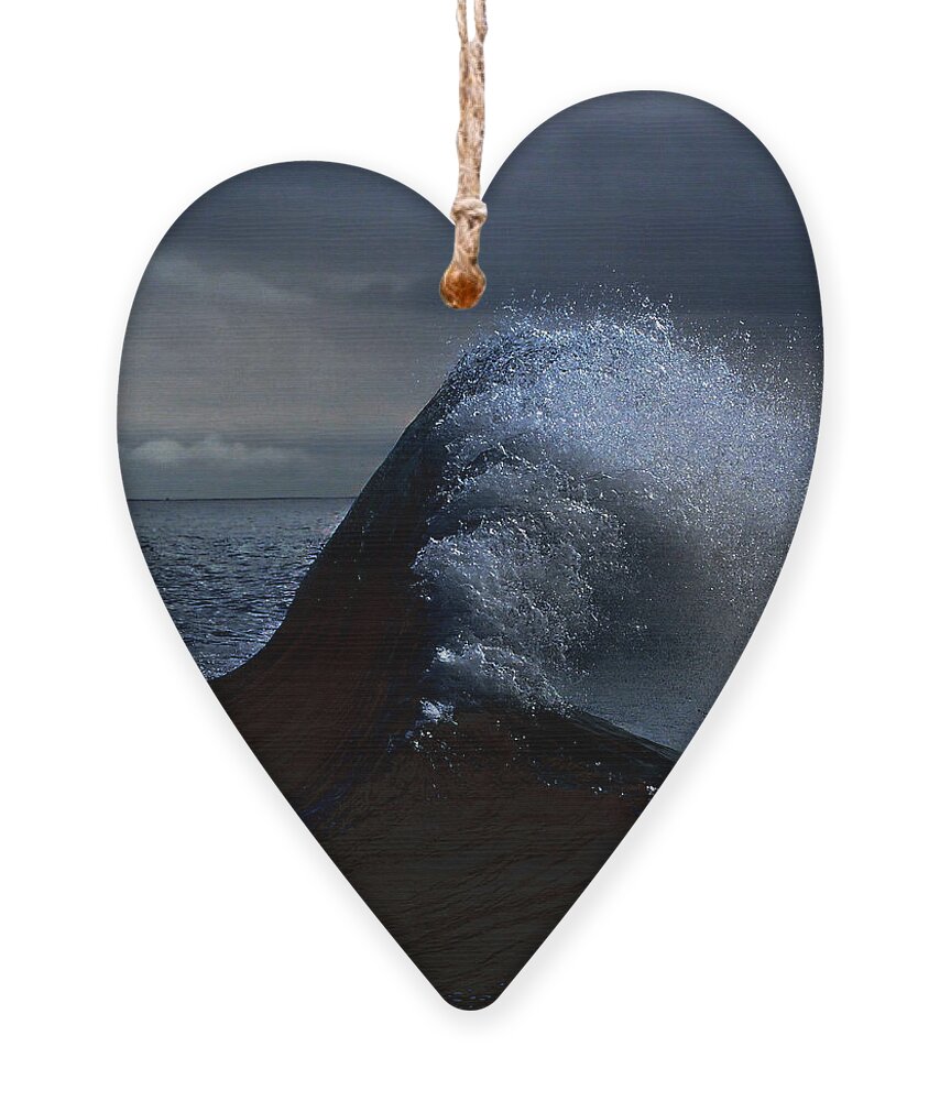 Surf Ornament featuring the photograph Midnight Swim by Joe Schofield