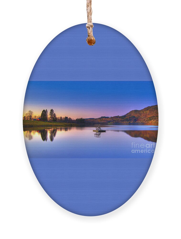 Scenery Ornament featuring the photograph Morning Glory.. by Nina Stavlund