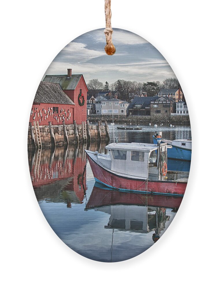 Landmark Ornament featuring the photograph Motif 1 sky reflections by Jeff Folger