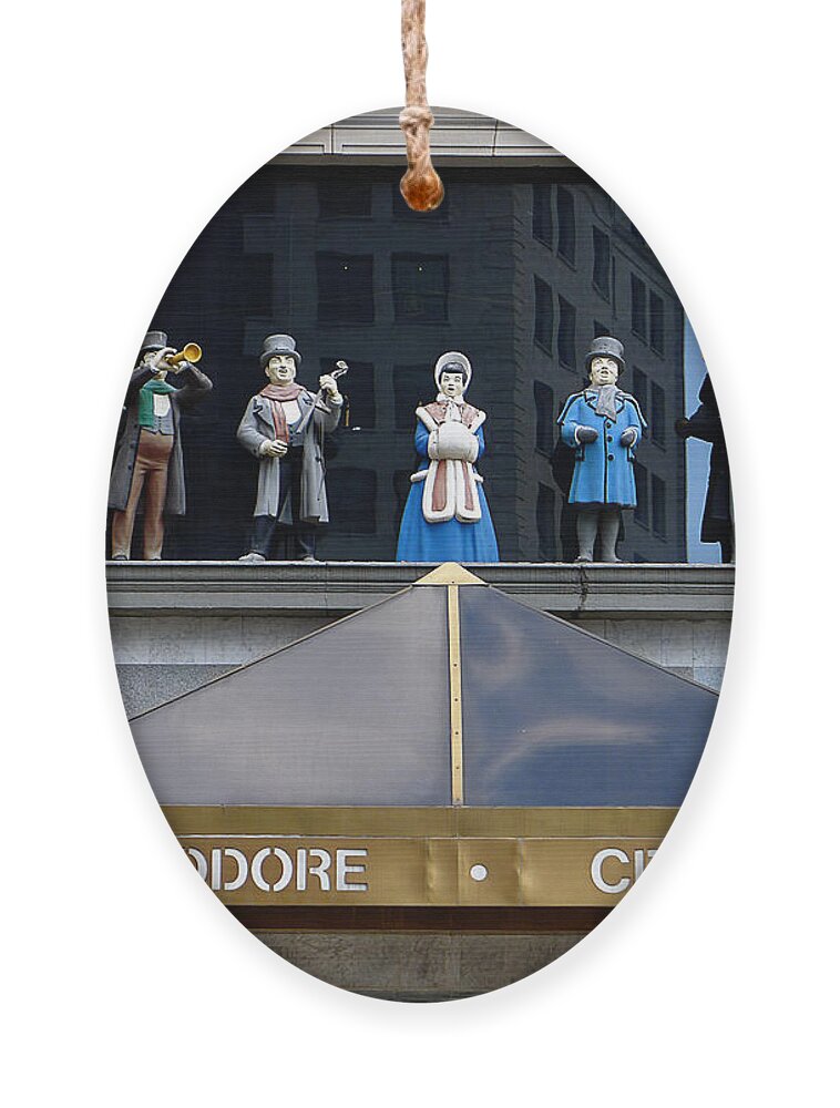 New York Ornament featuring the photograph New York City - Commodore Criterion Singers by Richard Reeve