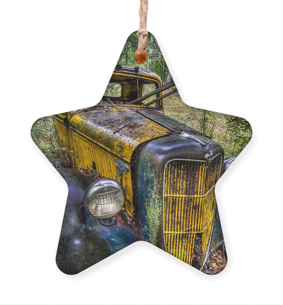 Rare Ornament featuring the photograph Old Ford by Paul Freidlund