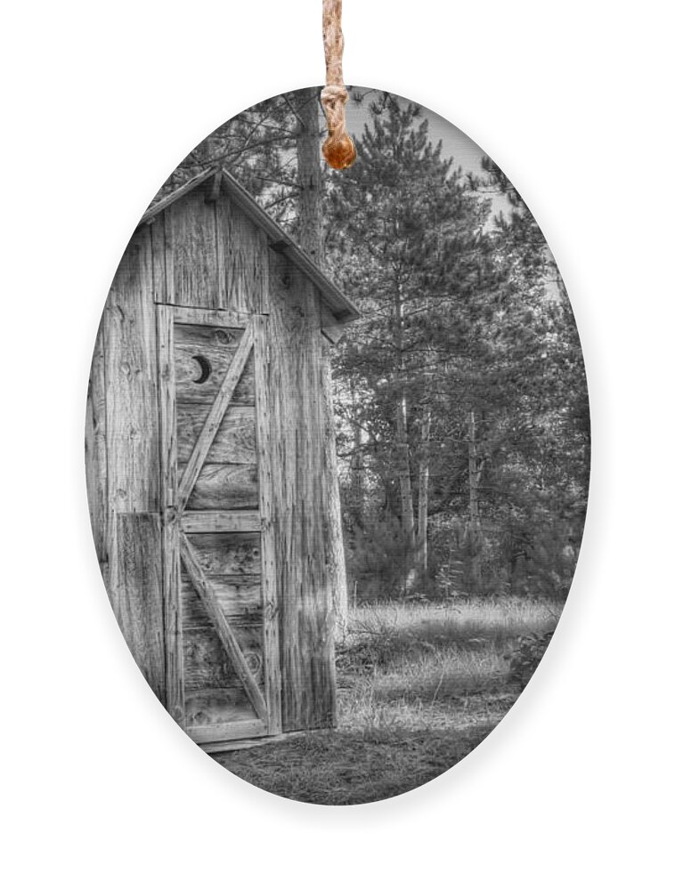 Outhouse Ornament featuring the photograph Outdoor Plumbing by Scott Norris
