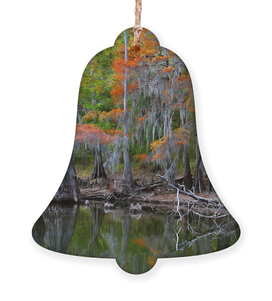 Autumn Ornament featuring the photograph Painted Bayou by Lana Trussell