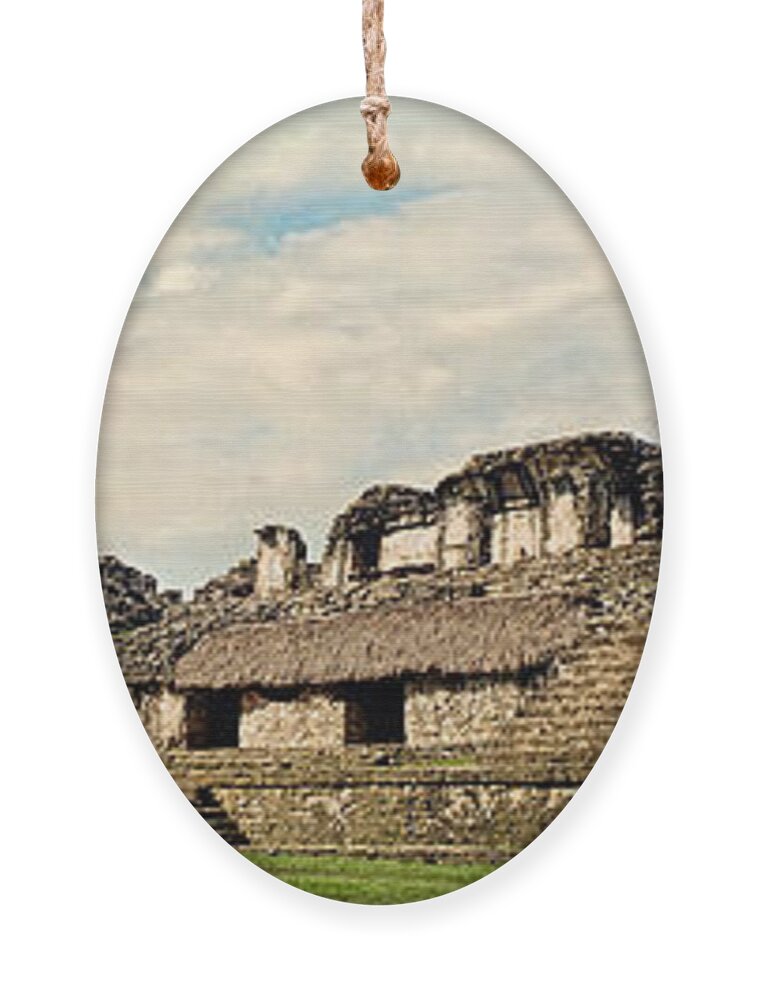 Palenque Ornament featuring the photograph Palenque Panorama Unframed by Weston Westmoreland