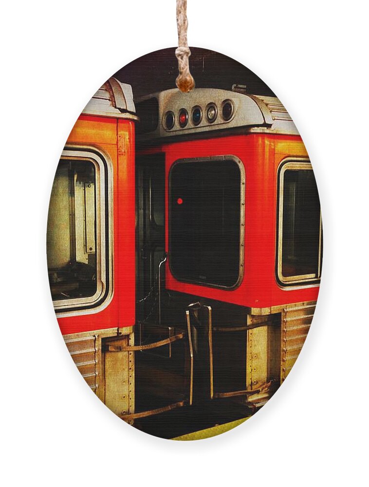 Philadelphia Ornament featuring the photograph Philadelphia - Subway Train 1 by Richard Reeve