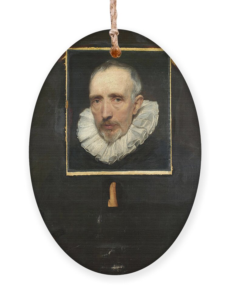Anthony Van Dyck Ornament featuring the painting Portrait of Cornelis van der Geest by Anthony van Dyck