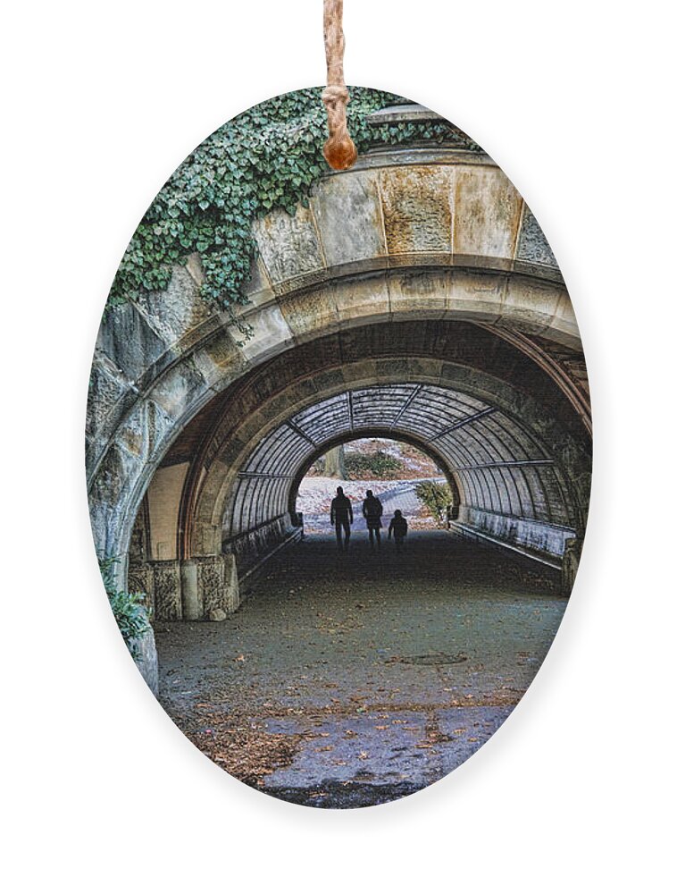 'brooklyn Ornament featuring the photograph Prospect Park Passage - Brooklyn by Jeffrey Friedkin