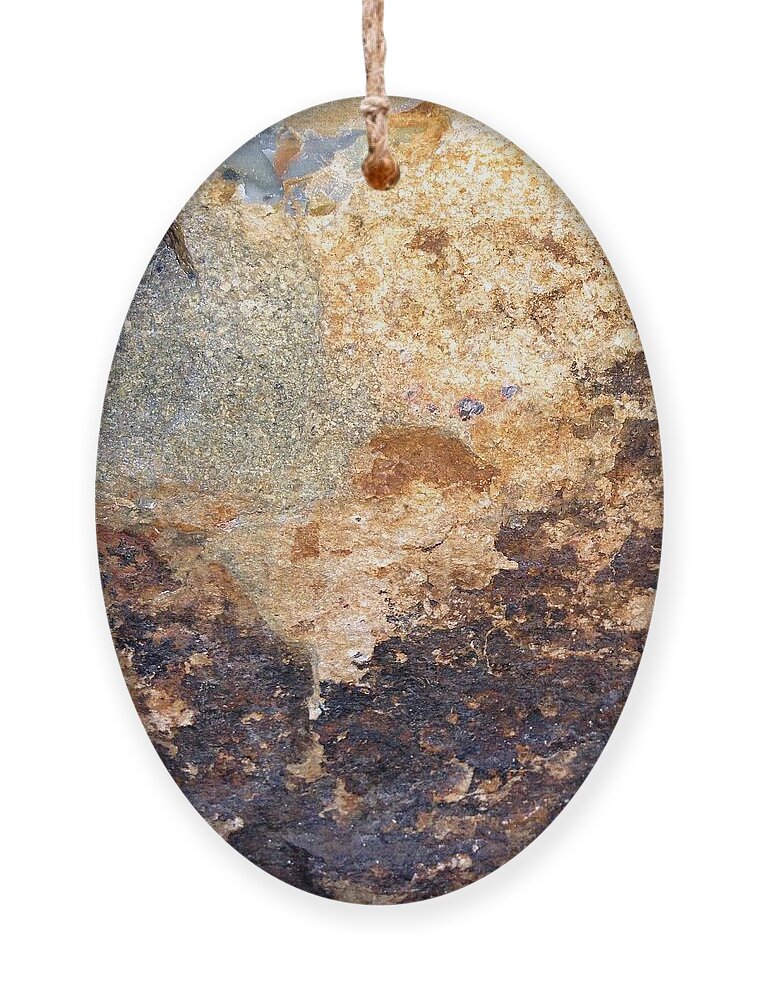 Rock Ornament featuring the photograph Rockscape 2 by Linda Bailey