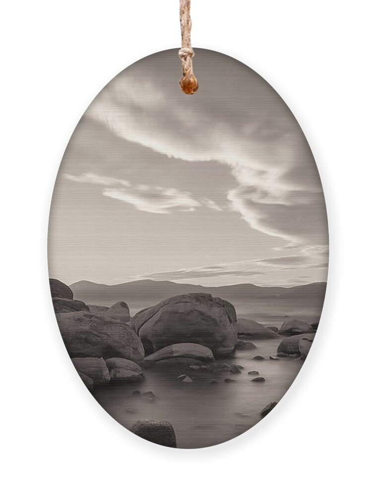 Landscape Ornament featuring the photograph Rocky Shore by Jonathan Nguyen