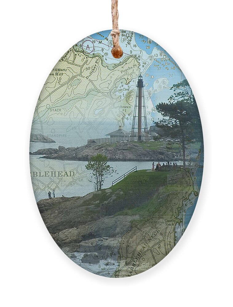 Marblehead Ma Ornament featuring the photograph Running on the wind by Jeff Folger
