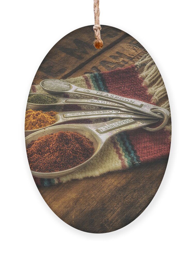 Spice Ornament featuring the photograph Rustic Spices by Scott Norris