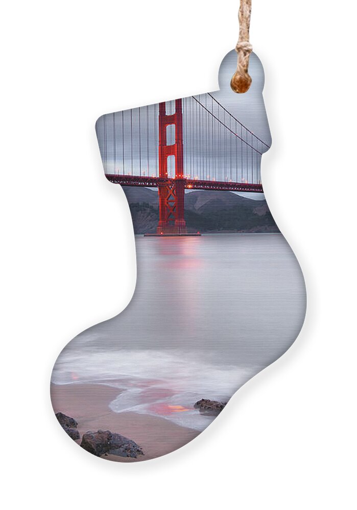 California Wall Art Ornament featuring the photograph San Francisco's Golden Gate Bridge by Gregory Ballos
