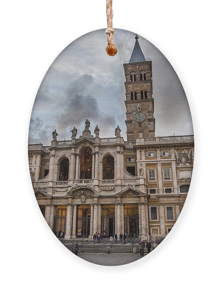 Santa Ornament featuring the photograph Santa Maria Maggiore by Pablo Lopez