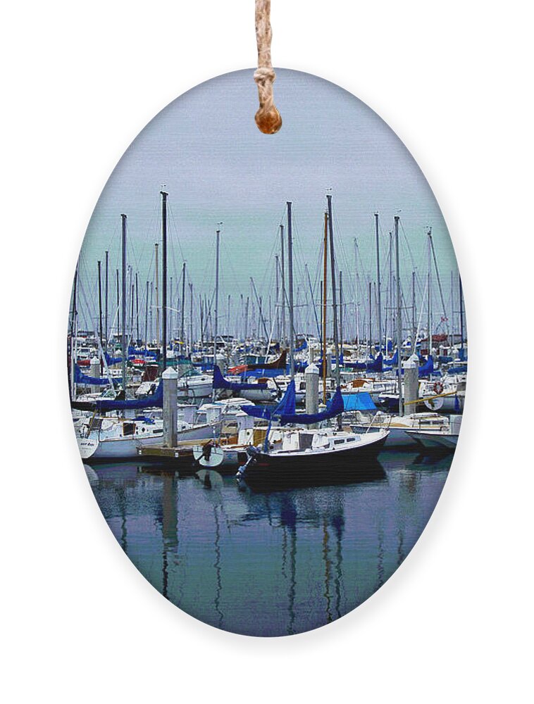 Sailboats Ornament featuring the photograph Settled Inn by Tom Kelly