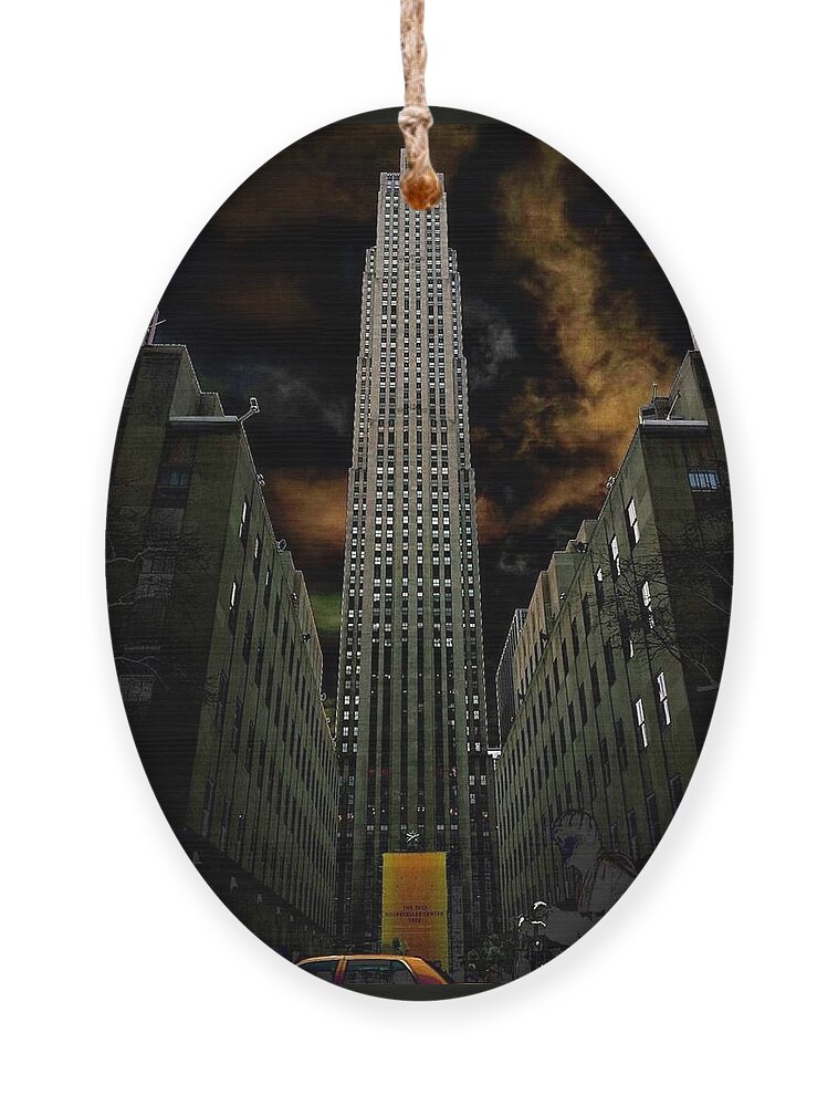 Skyscraper Ornament featuring the photograph Skyscraper by Dani McEvoy