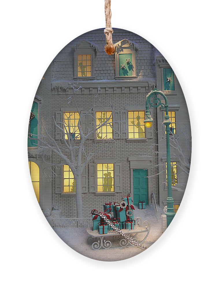 Small Ornament featuring the photograph Small World - Tiffany Christmas 2 by Richard Reeve