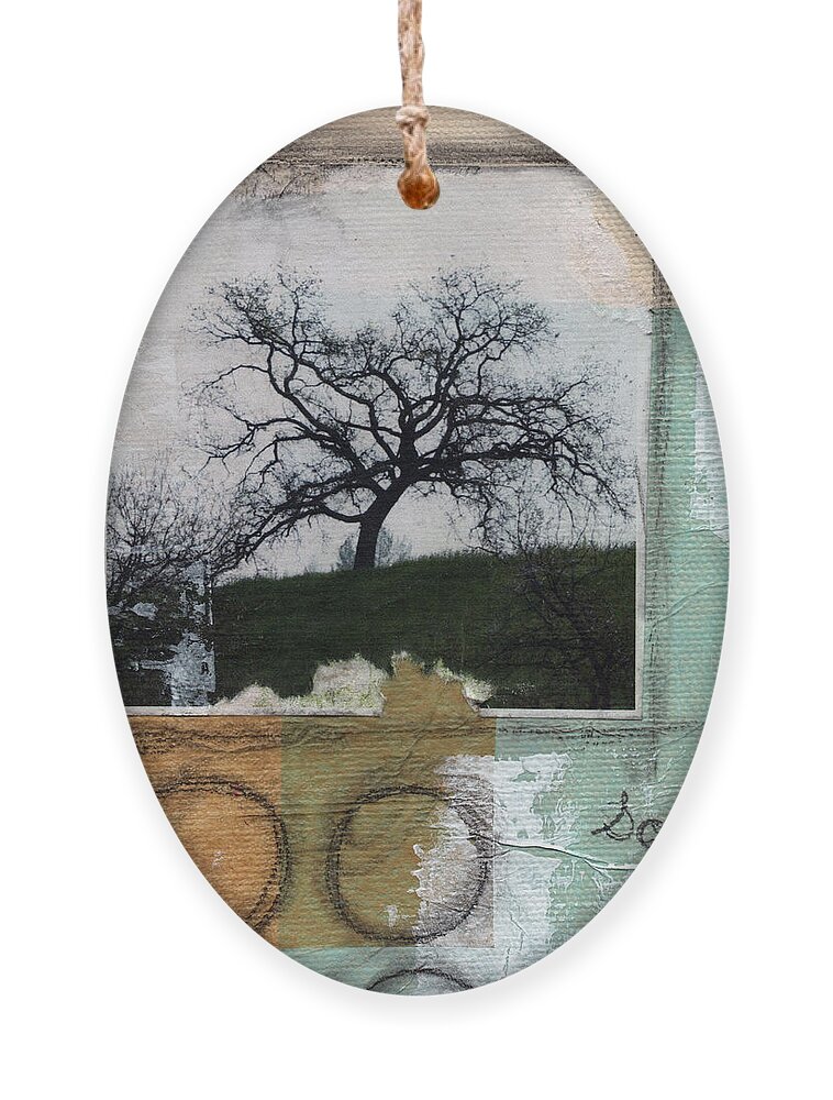 Tree Ornament featuring the mixed media Sometimes by Linda Woods