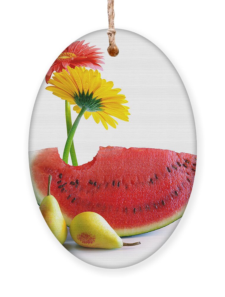 Arrangement Ornament featuring the photograph Spring Watermelon by Carlos Caetano