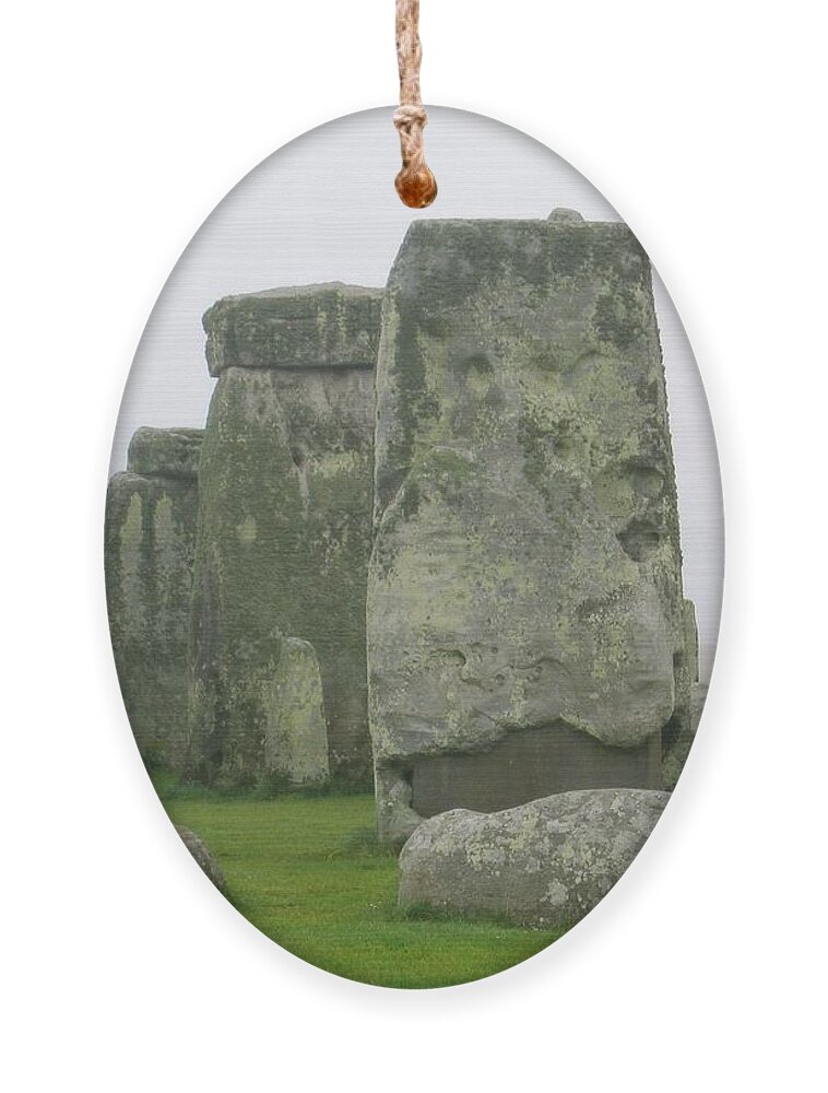 Stonehenge Ornament featuring the photograph Stonehenge Detail by Denise Railey