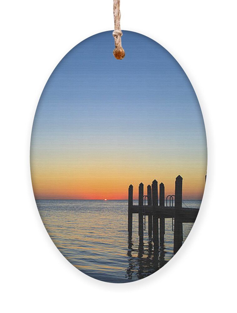 Bayfront Ornament featuring the photograph Sunset in the Keys by Raul Rodriguez