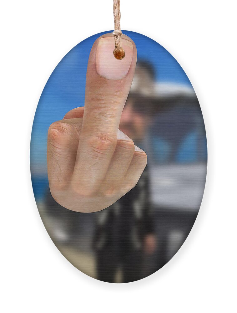 The Finger Ornament featuring the photograph The Bird by Mike McGlothlen