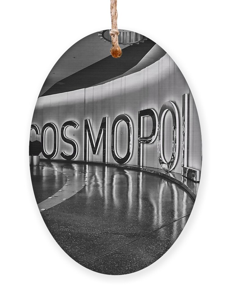 Cosmopolitan Hotel Ornament featuring the photograph The Cosmopolitan Hotel Las Vegas by Diana Sainz by Diana Raquel Sainz