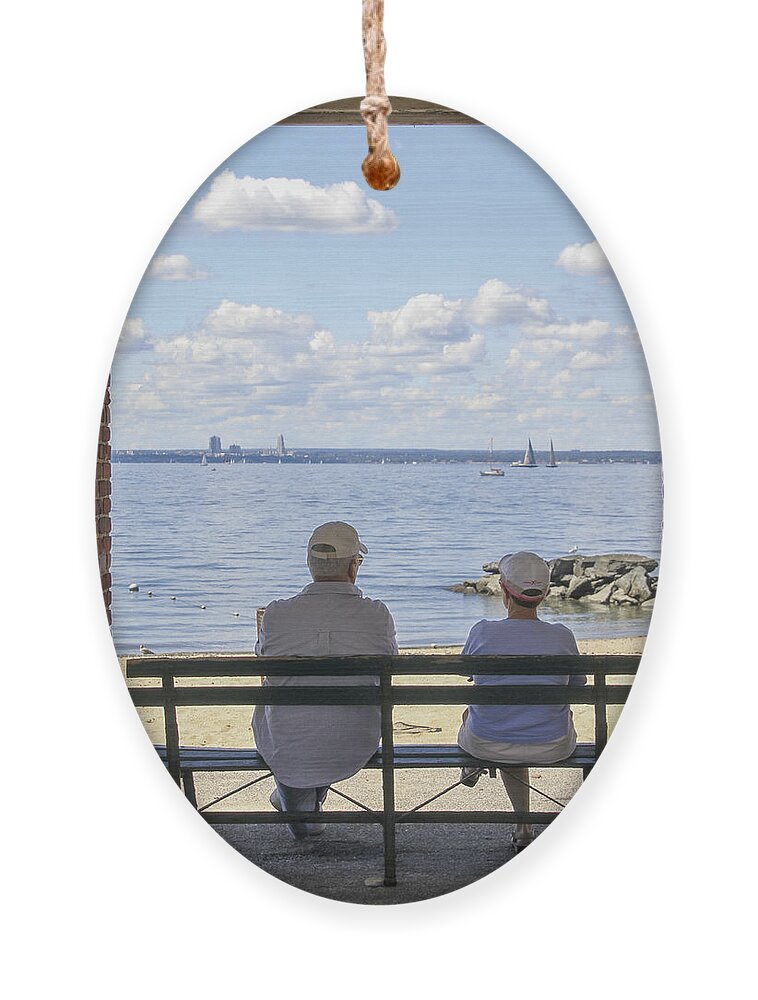 Couple Ornament featuring the photograph The Couple by Bob Slitzan