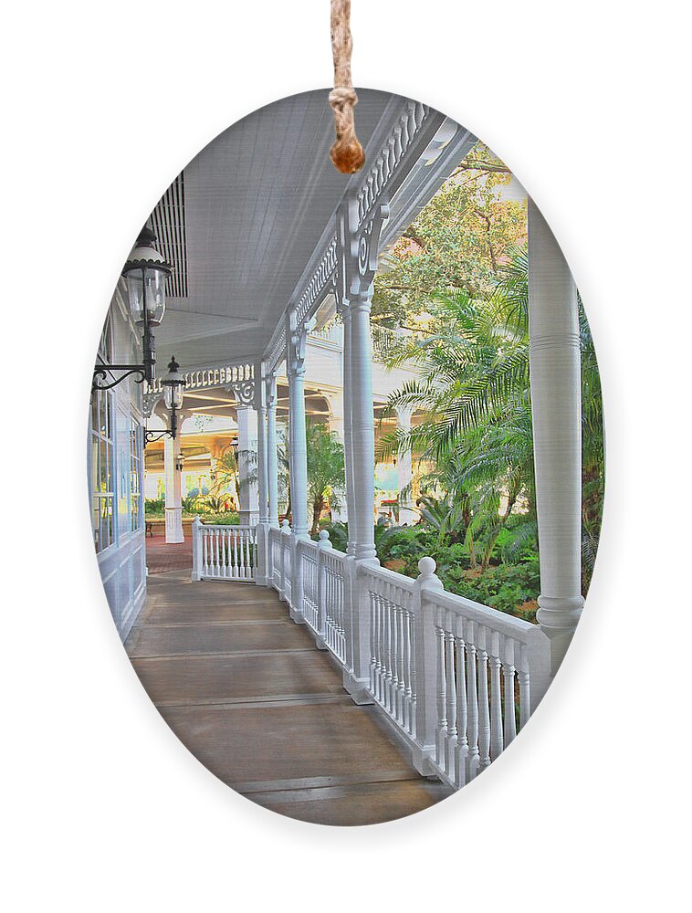 Grand Floridian Photograph Ornament featuring the photograph The Promenade by Jim Garrison