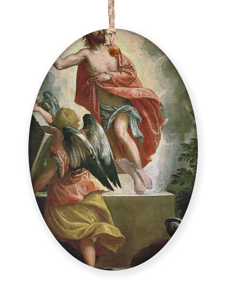 Paolo Veronese Ornament featuring the painting The Resurrection of Christ by Paolo Veronese