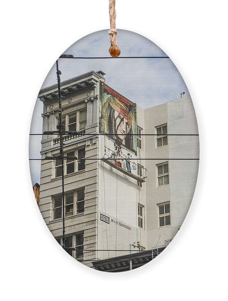 Sf Moma Ornament featuring the photograph There goes Johnny by Weir Here And There