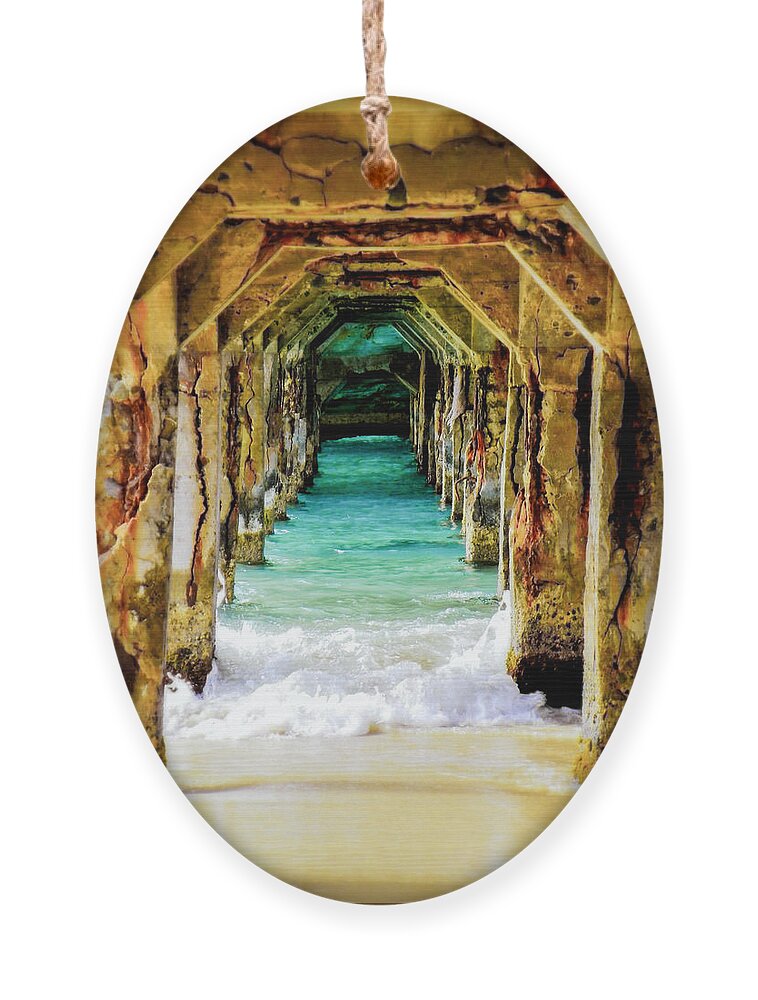 Waterscapes Ornament featuring the photograph Tranquility Below by Karen Wiles