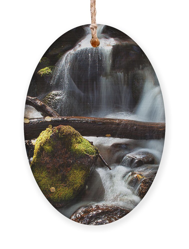 Autumn Colors Ornament featuring the photograph Tranquility Falls by Jim Garrison