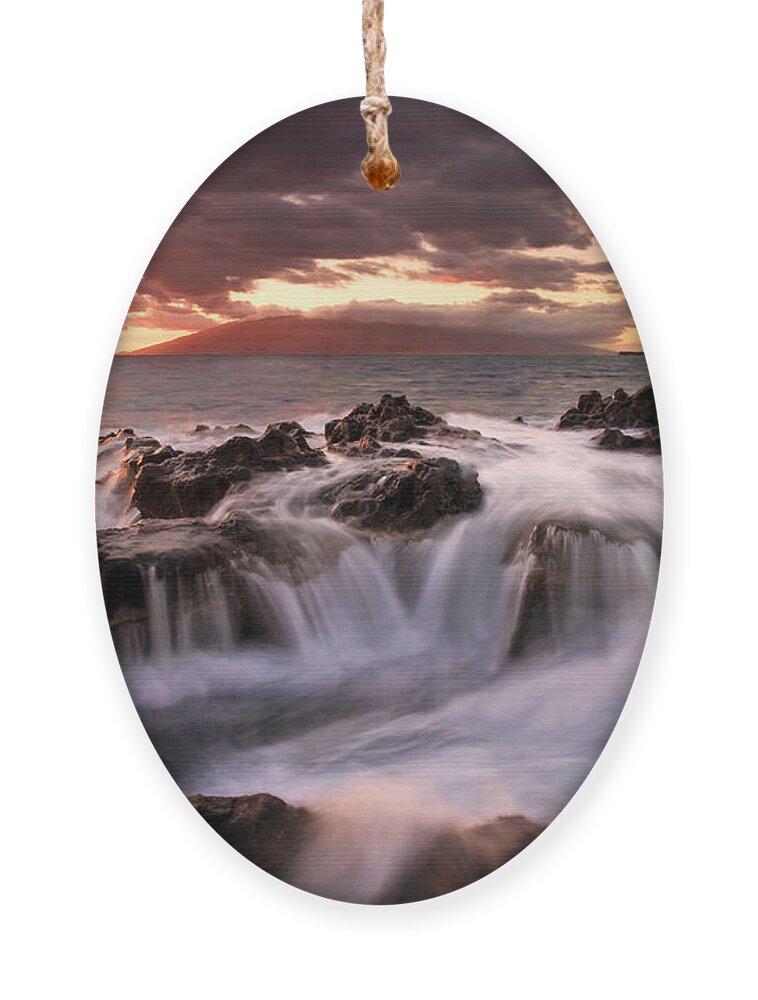  Hawaii Ornament featuring the photograph Tropical Cauldron by Michael Dawson