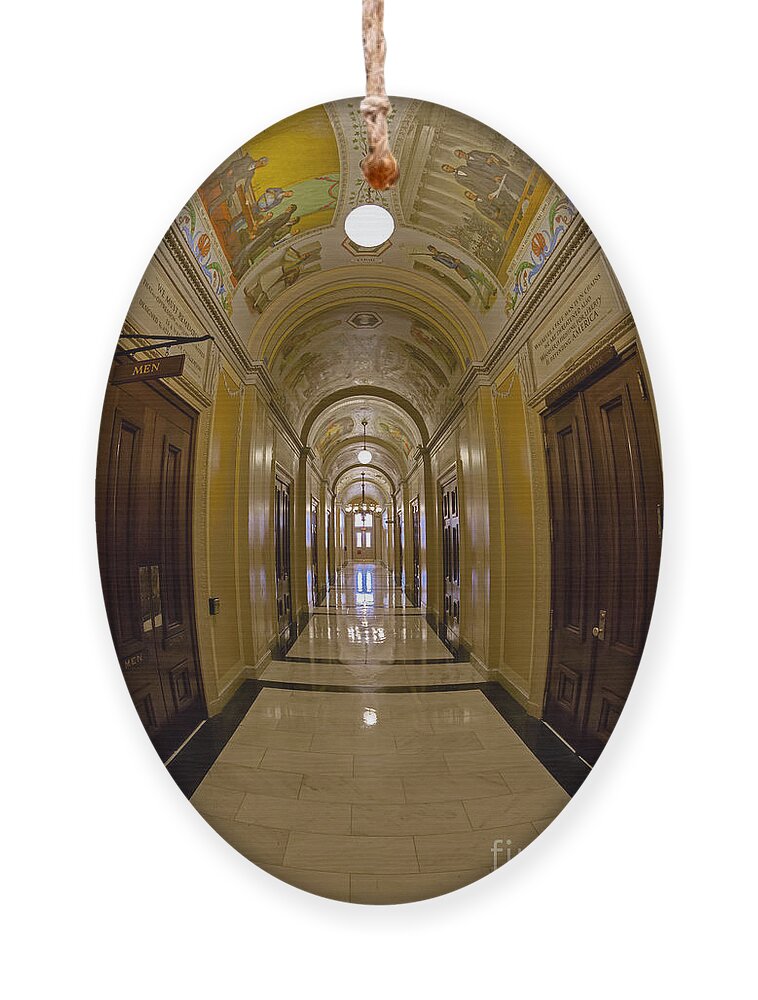 United States House Of Representatives Ornament featuring the photograph United States House of Representatives by Susan Candelario