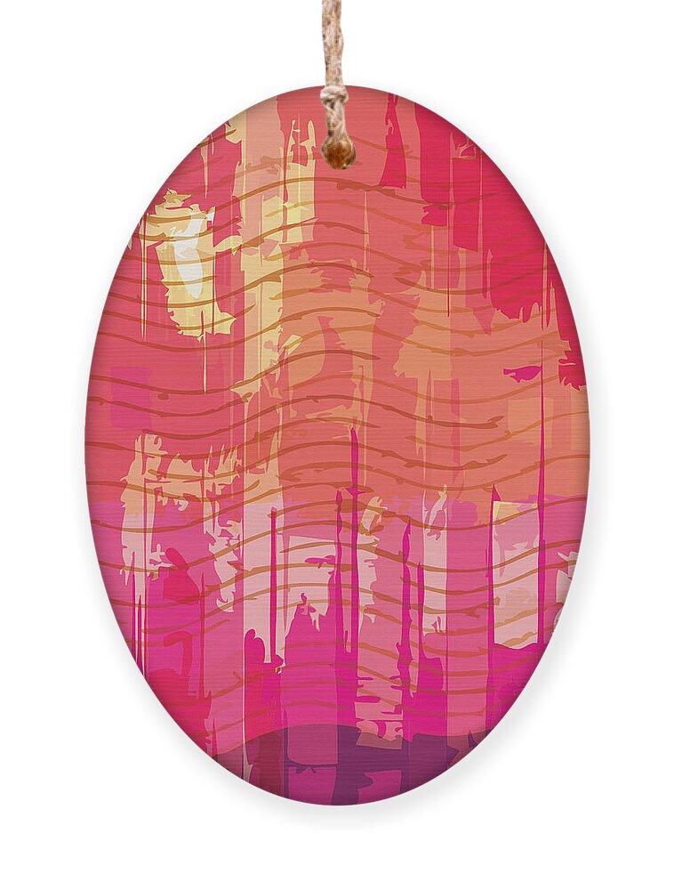 Brushed Ornament featuring the digital art Vector Grunge Background With Space by Iulias