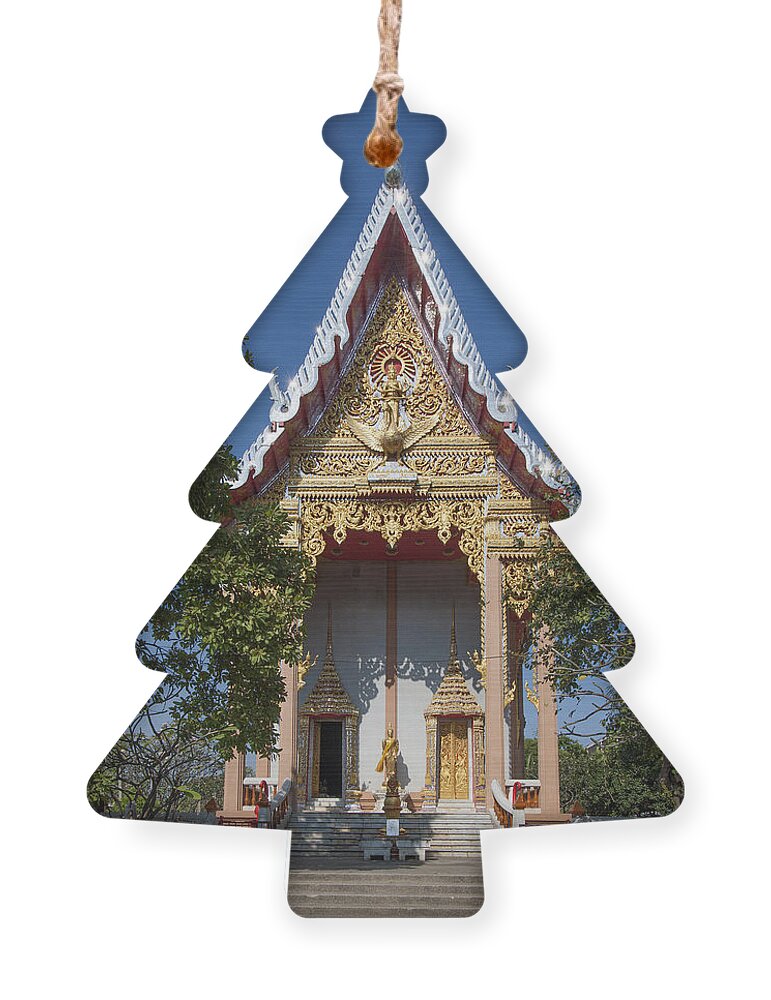 Bangkok Ornament featuring the photograph Wat Laksi Ubosot DTHB1426 by Gerry Gantt