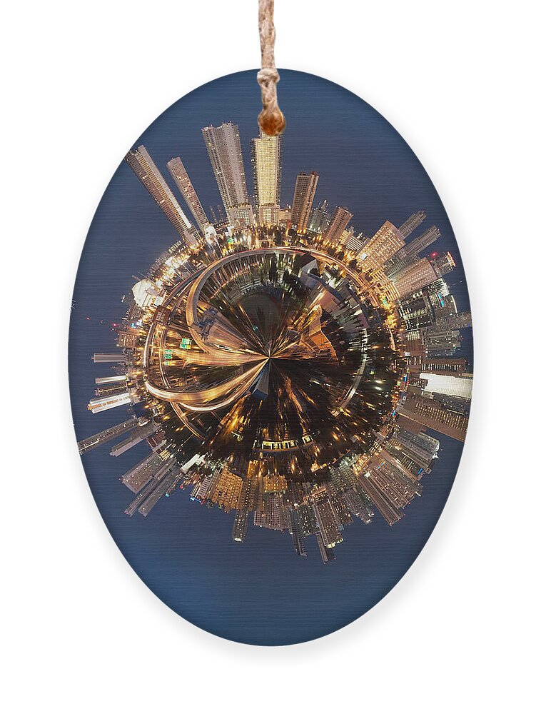 Miami Ornament featuring the photograph Wee Miami Planet by Nikki Marie Smith